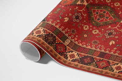 Vinyl carpet Vintage floral motifs in antique style
