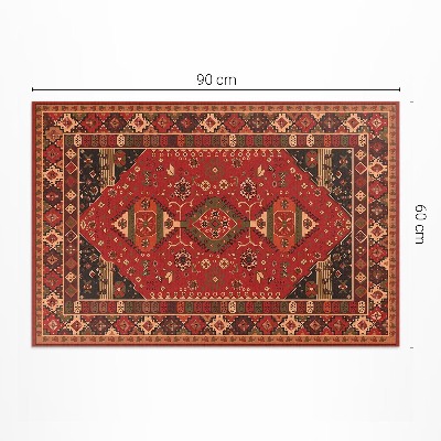 Vinyl carpet Vintage floral motifs in antique style