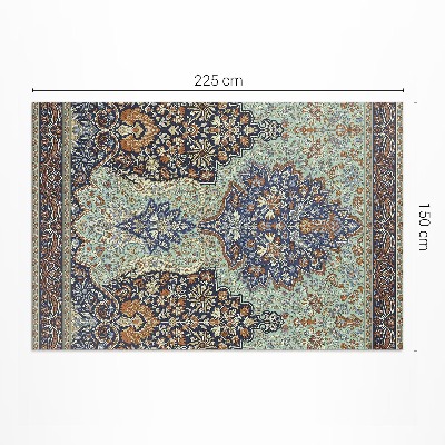 Vinyl carpet Beautiful Turkish ornament with floral details