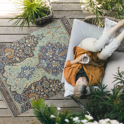 Vinyl carpet Beautiful Turkish ornament with floral details