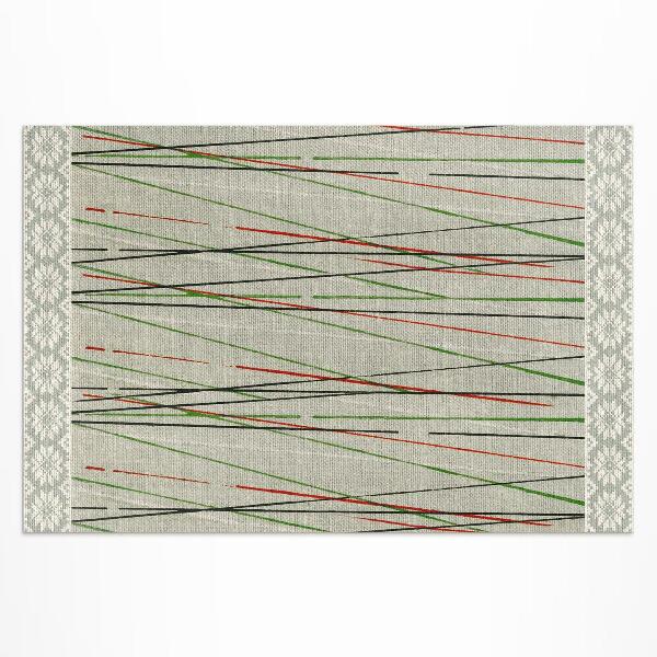 Vinyl carpet Japanese wood engraving imitation fabric