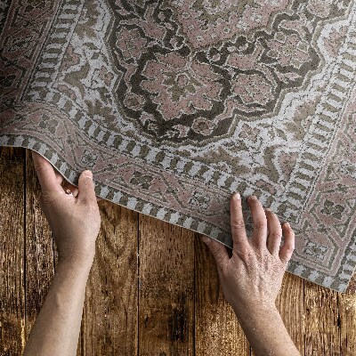 Vinyl carpet Persian style vintage decorative pattern