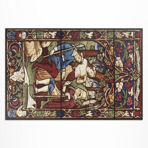 Vinyl carpet Sir Digby Wyatt imitation Gothic stained glass