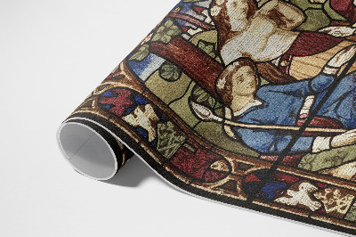 Vinyl carpet Sir Digby Wyatt imitation Gothic stained glass