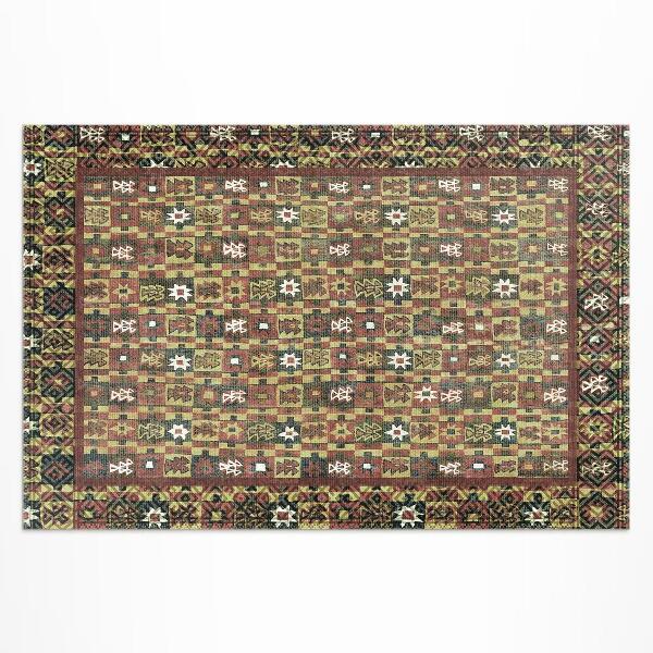 Vinyl carpet Vintage colorful ethno vintage mosaic