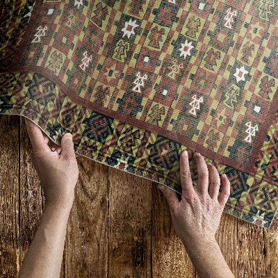 Vinyl carpet Vintage colorful ethno vintage mosaic