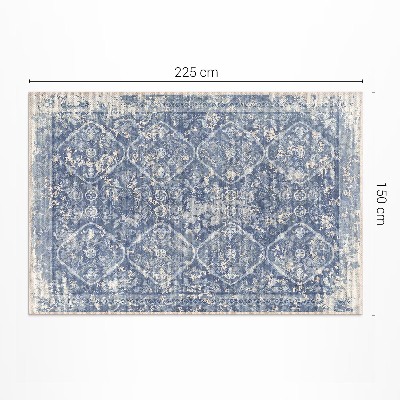 Vinyl carpet Stylish ornament worn vintage pattern