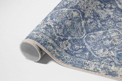 Vinyl carpet Stylish ornament worn vintage pattern