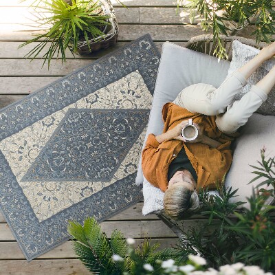 Vinyl carpet Arabian ombre vintage ornamental pattern