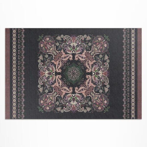 Vinyl carpet Elegant ornamental floral pattern