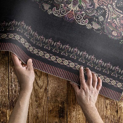 Vinyl carpet Elegant ornamental floral pattern
