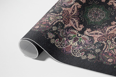 Vinyl carpet Elegant ornamental floral pattern