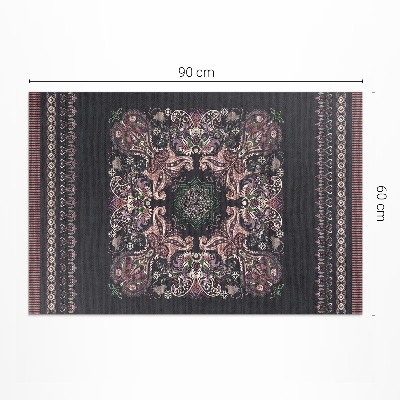 Vinyl carpet Elegant ornamental floral pattern