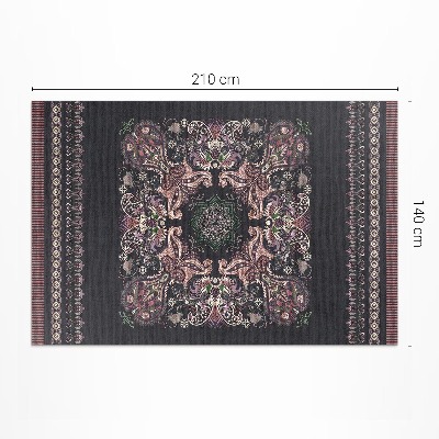 Vinyl carpet Elegant ornamental floral pattern