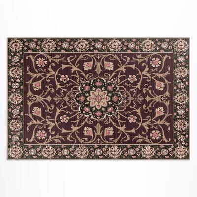 Vinyl carpet Pale antique floral decorative antique floral