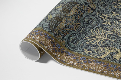 Vinyl carpet Peacock and dragon William Morris
