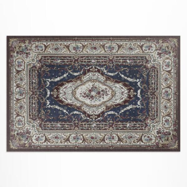 Vinyl carpet Antique ornamental motif