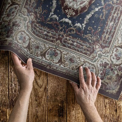 Vinyl carpet Antique ornamental motif