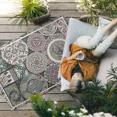 Vinyl carpet Mandalas by Albert Racinet