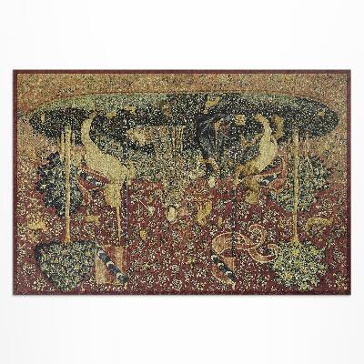 Vinyl carpet Imitation medieval vintage fabric