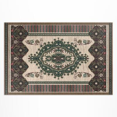 Vinyl carpet Colorful geometric green