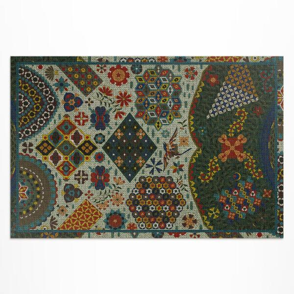 Vinyl carpet Japanese pattern by Albert Racinet