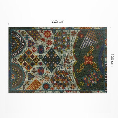 Vinyl carpet Japanese pattern by Albert Racinet
