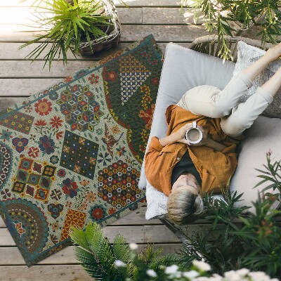 Vinyl carpet Japanese pattern by Albert Racinet