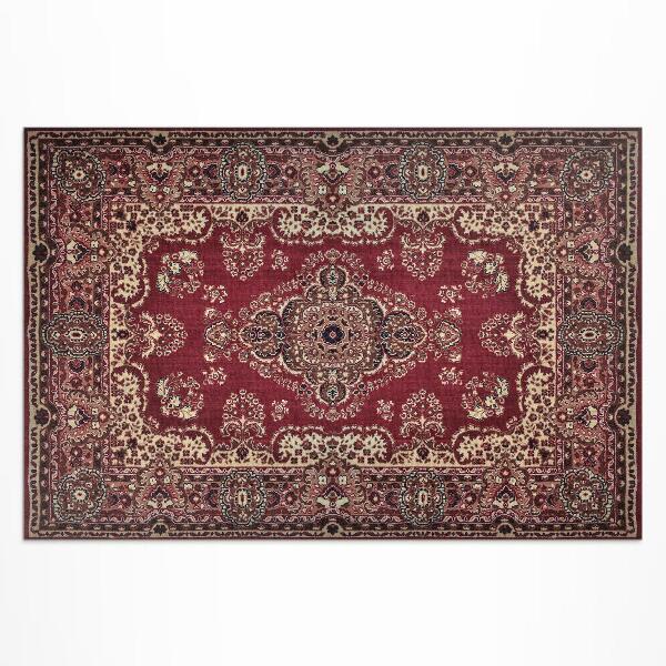 Vinyl carpet Old style ornamental pattern details