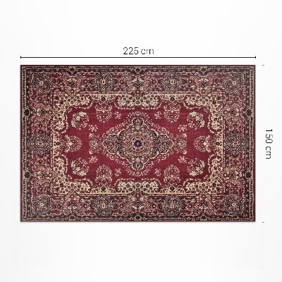 Vinyl carpet Old style ornamental pattern details