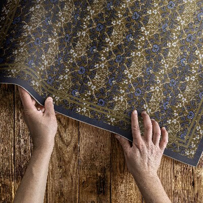 Vinyl carpet Drawing of skylark William Morris