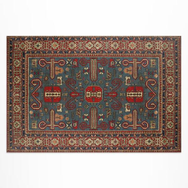Vinyl carpet Middle Eastern oriental pattern