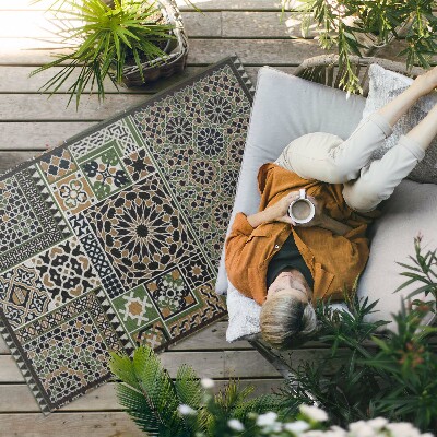 Vinyl carpet Moresque by Albert Racinet