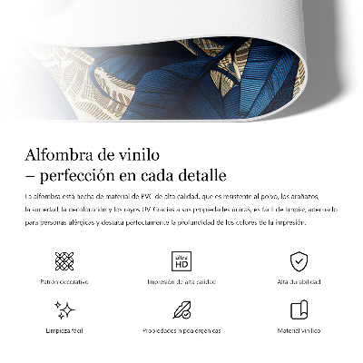 Vinyl carpet Moresque by Albert Racinet