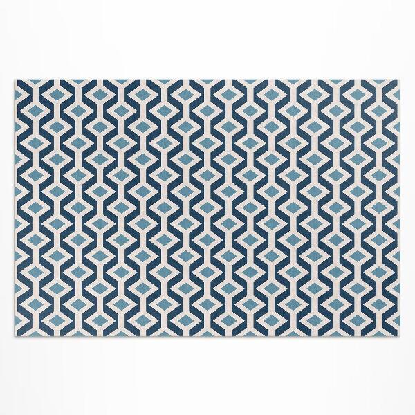 Vinyl carpet Geometric template pattern