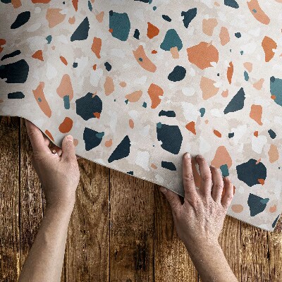 Vinyl carpet Decorative pastel sandstone in boho style