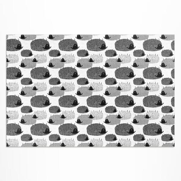 Vinyl carpet Regular painted sheep pattern