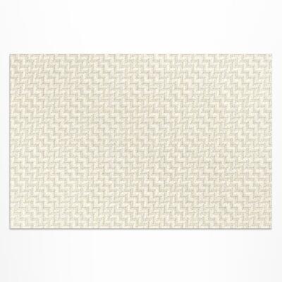Vinyl carpet Fine minimalist heringbone parquet