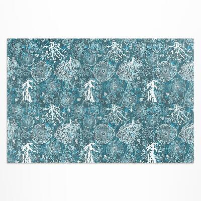 Vinyl carpet Pattern inspired by marine flora and fauna