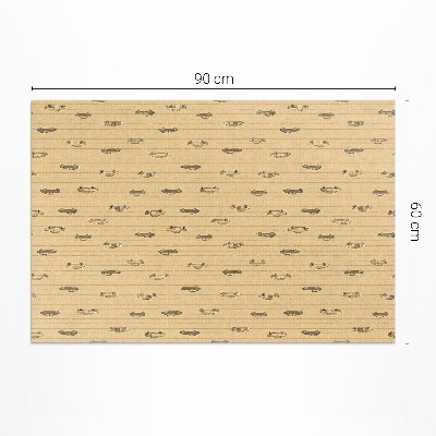 Vinyl carpet Old retro vintage cars