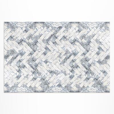 Vinyl carpet Light herringbone stone flooring