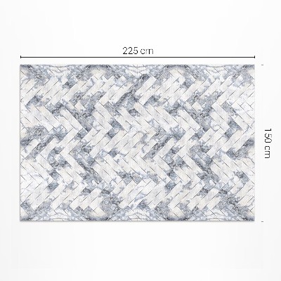 Vinyl carpet Light herringbone stone flooring