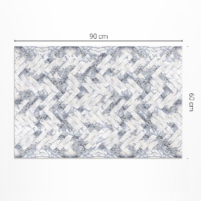 Vinyl carpet Light herringbone stone flooring