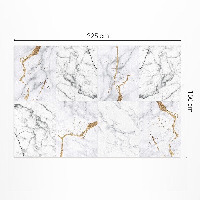 Vinyl carpet Elegant marble stone tiles with style