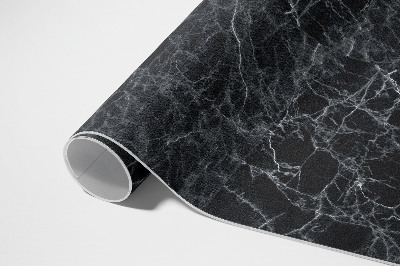 Vinyl carpet Dark marble stone tiles