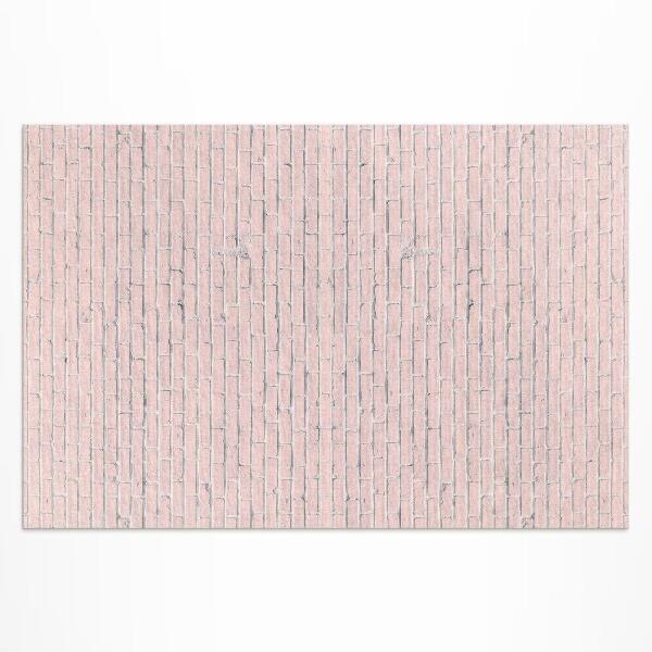 Vinyl carpet Fine pastel brick wall