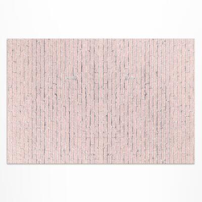 Vinyl carpet Fine pastel brick wall