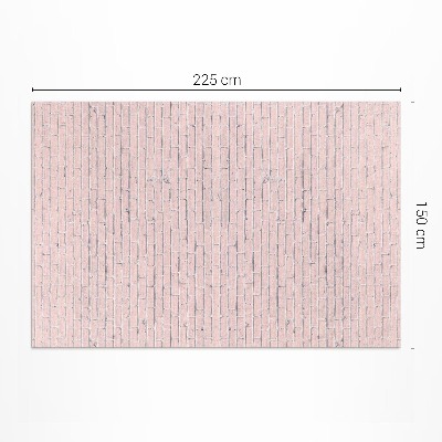 Vinyl carpet Fine pastel brick wall