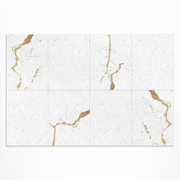 Vinyl carpet Elegant stone marble tiles