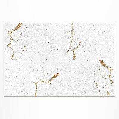 Vinyl carpet Elegant stone marble tiles